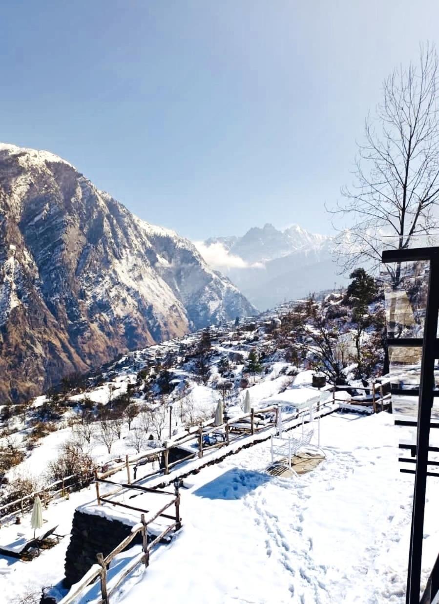 Faraway Cottages, Auli Joshīmath Zewnętrze zdjęcie