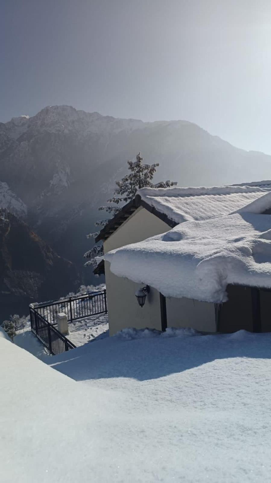 Faraway Cottages, Auli Joshīmath Zewnętrze zdjęcie